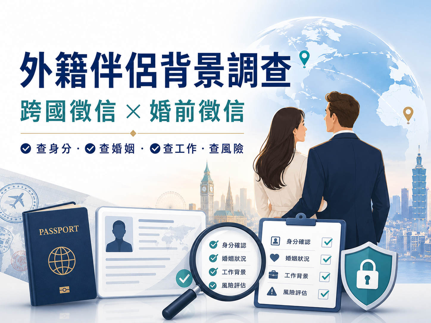 準備異國婚姻必看！外籍配偶調查項目與跨國徵信費用總整理